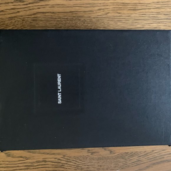 Saint Laurent Perforated Leather Sneakers Size 37 - Picture 7 of 8